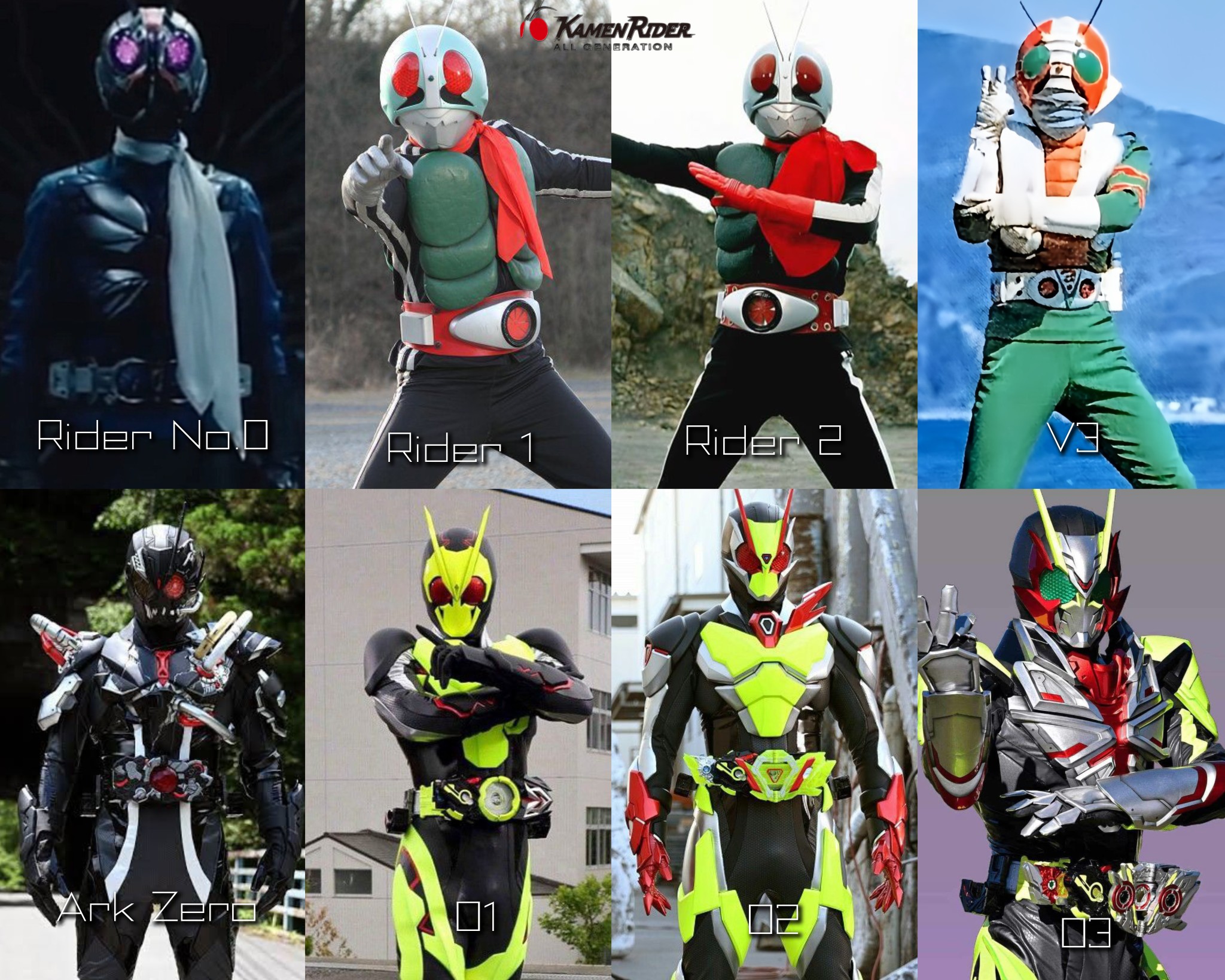Kamen Rider No.0 => Ark Zero... - Kamen Rider All Generation | Facebook