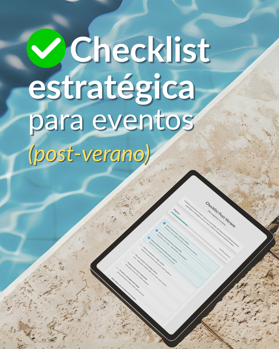 Eventool - 📋 Aquí tienes una checklist estratégica con ideas frescas ...