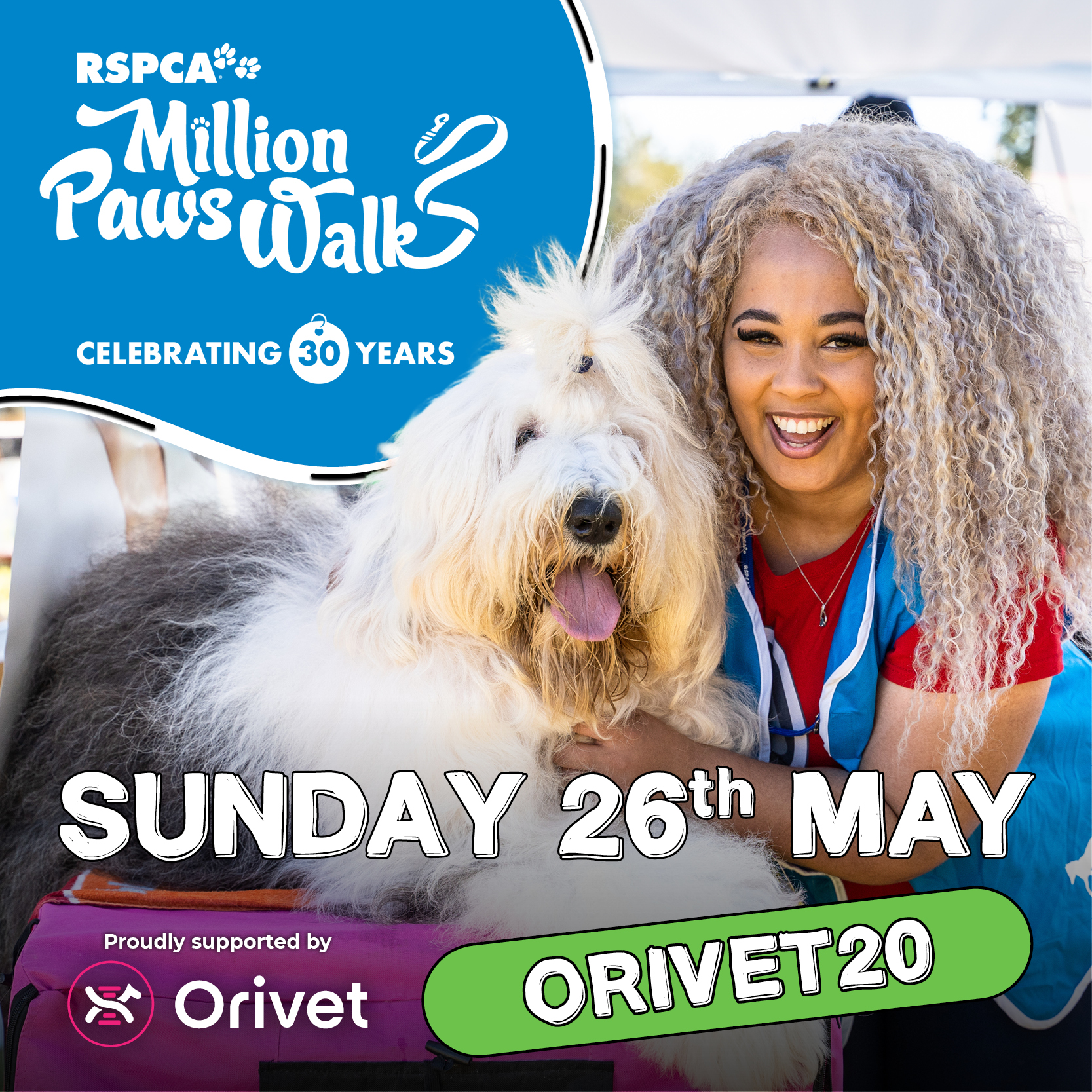 Orivet - We're excited to be part of the upcoming 🐾RSPCA Million Paws ...