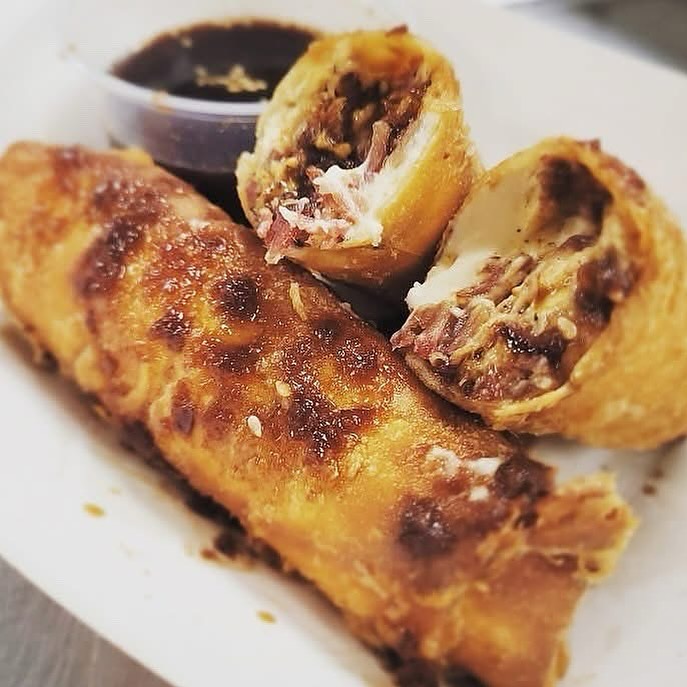 Sugarfire - Rib Rolled! Pulled rib, cream cheese, garlic, and onion ...