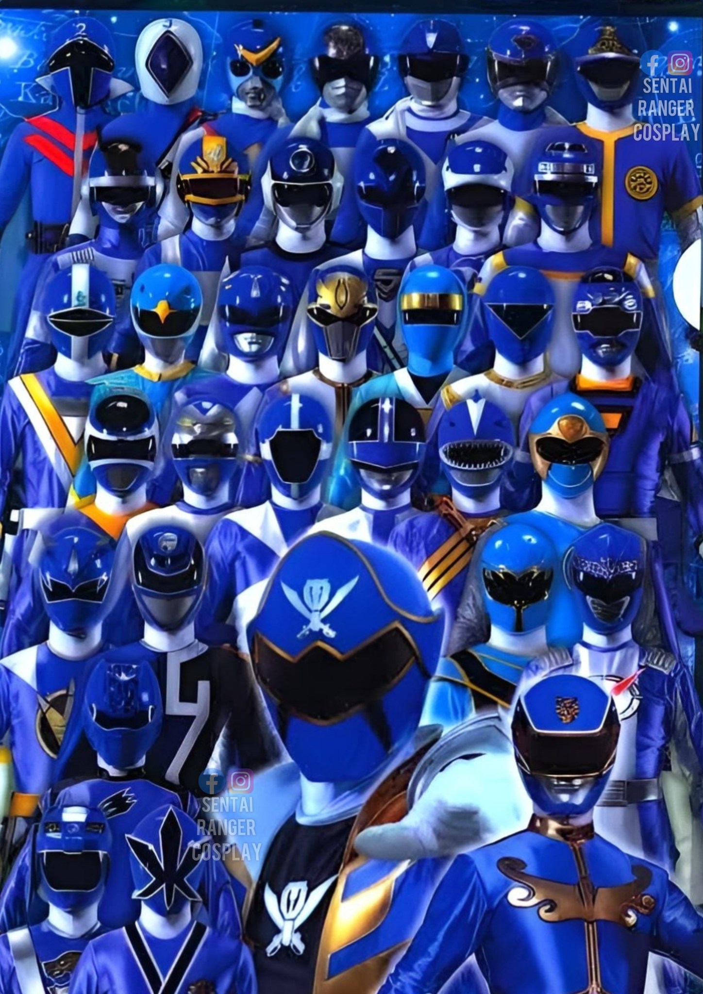 Forever Blue 🟦🟦🟦⚡ - Sentai Ranger Cosplay | Facebook