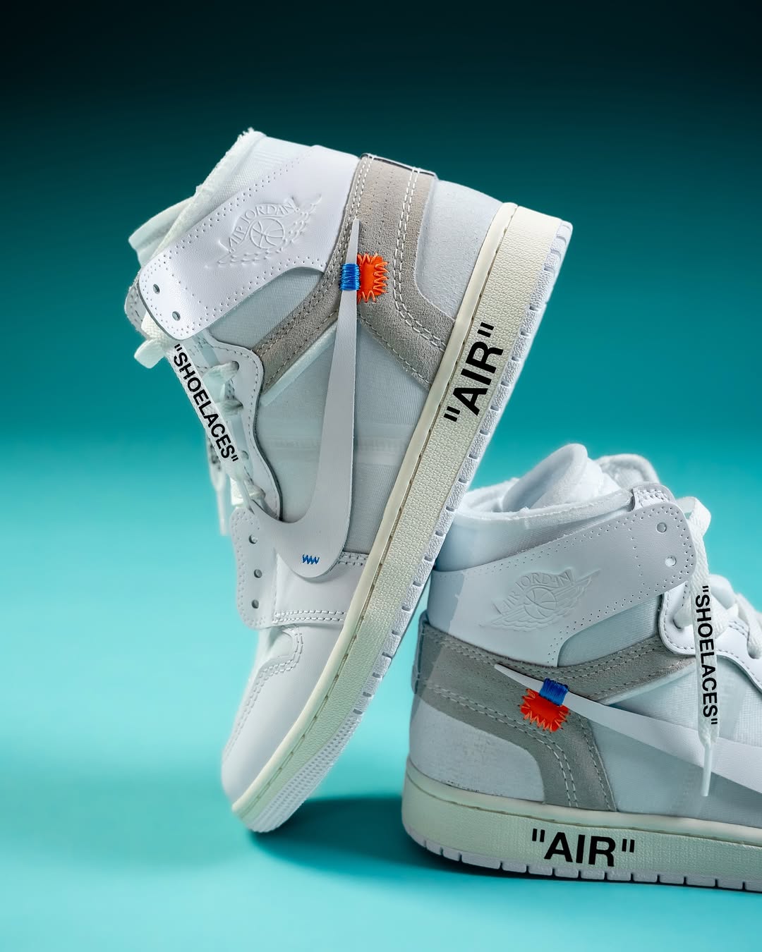 On Foot Look at the Virgil Abloh Archive x Air Jordan 1 High OG