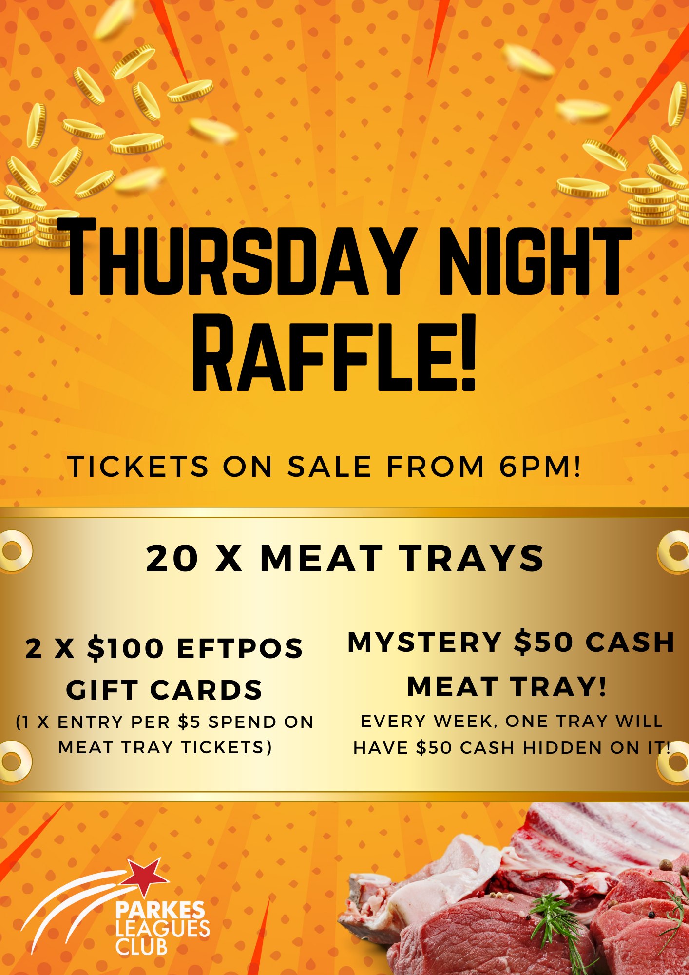 🎉 It’s Thursday which means its... - Parkes Leagues Club | Facebook