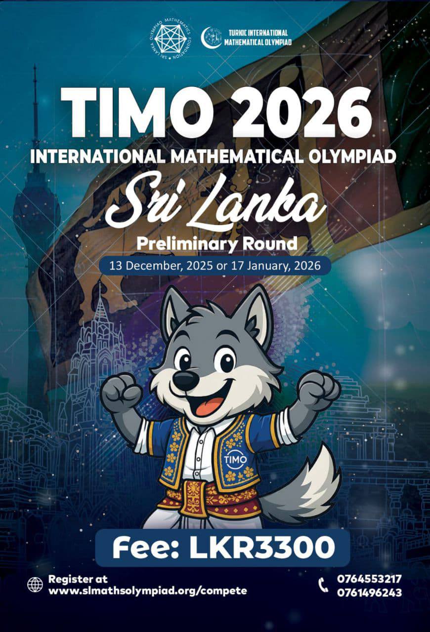 TIMO 2026... - Sri Lanka Olympiad Mathematics Foundation | Facebook