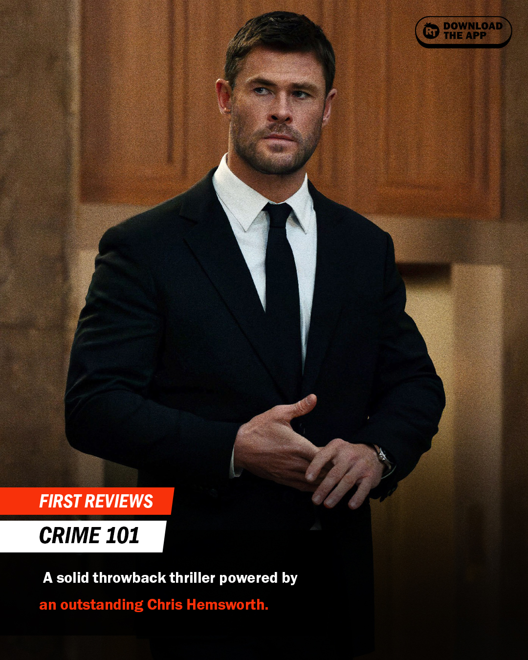 Rotten Tomatoes - #Crime101 First Reviews: Chris Hemsworth... | Facebook