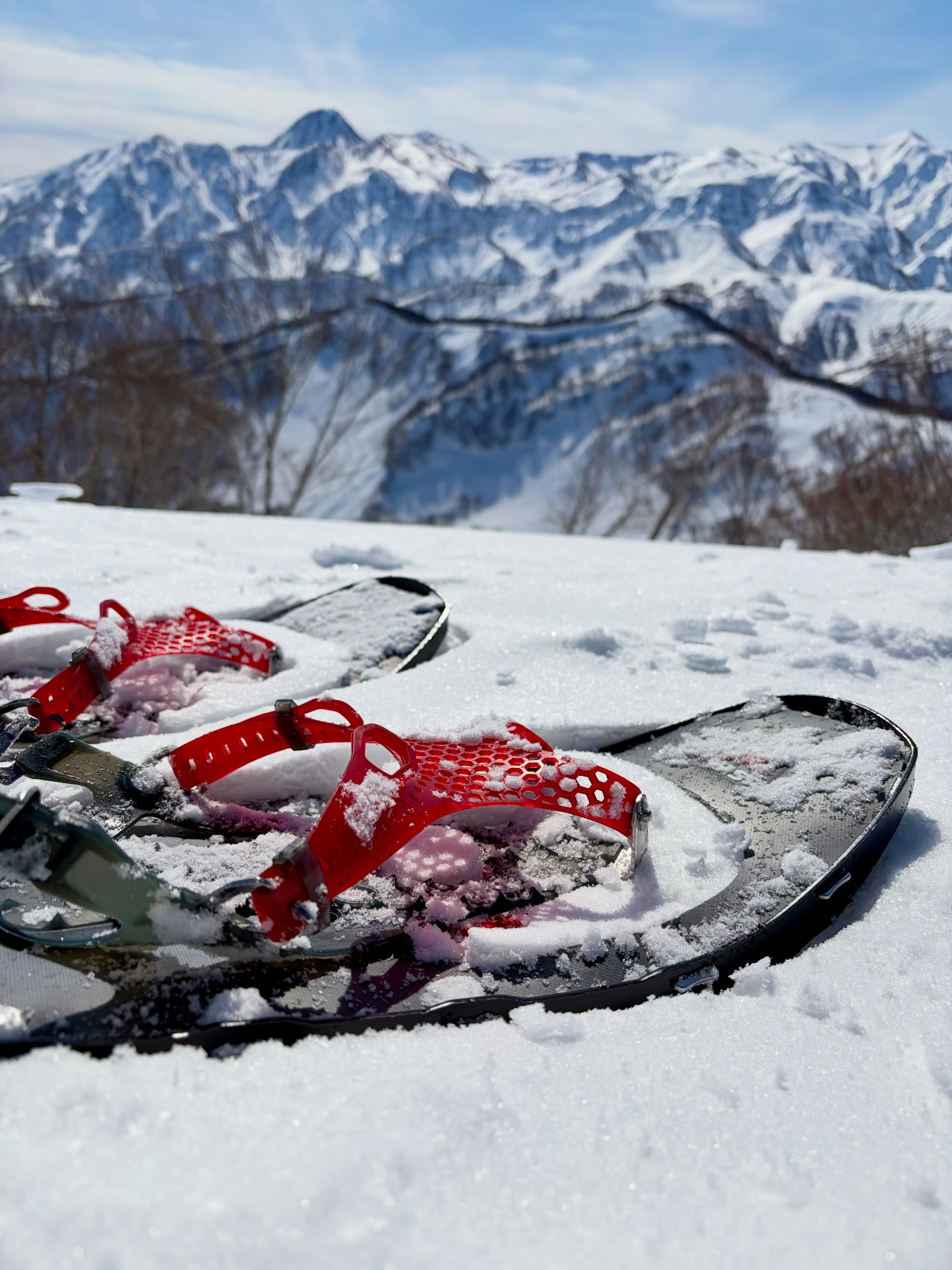 あらゆる地形に対応するライトニングアッセントは、雪山登山