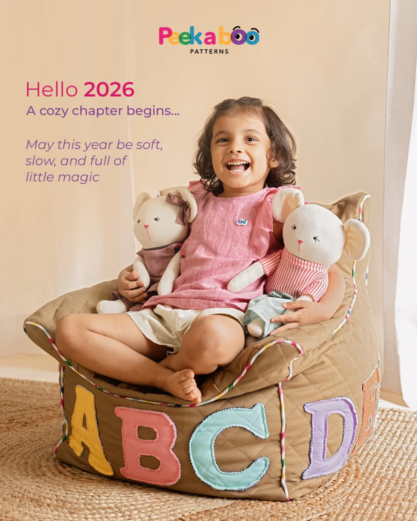 Peekaboo - Hello 2026 🌈 A brand new chapter, written in giggles ...