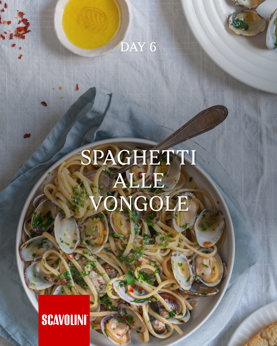 SPAGHETTI VONGOLE (My Dad's recipe) Taste the flavours of the sea