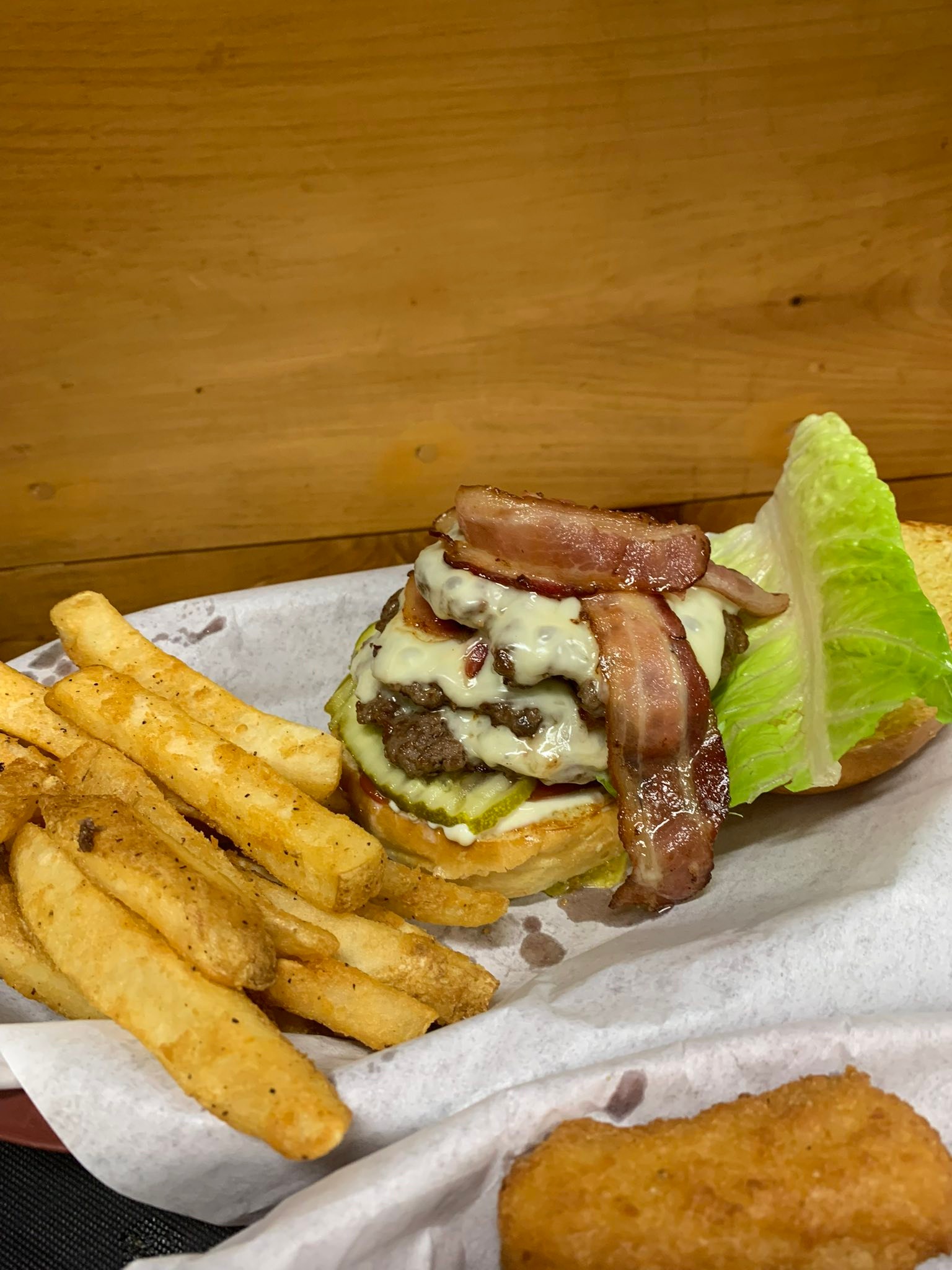 Shaka Shack - 🍔Stack Smash Cheeseburger Add a pint of... | Facebook