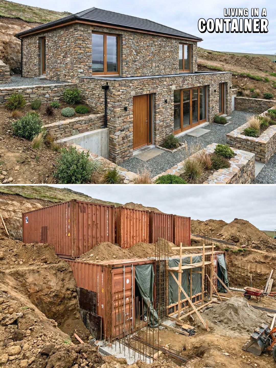 Living - They Stacked 6 Shipping Containers Like Legos... The Inside Is ...