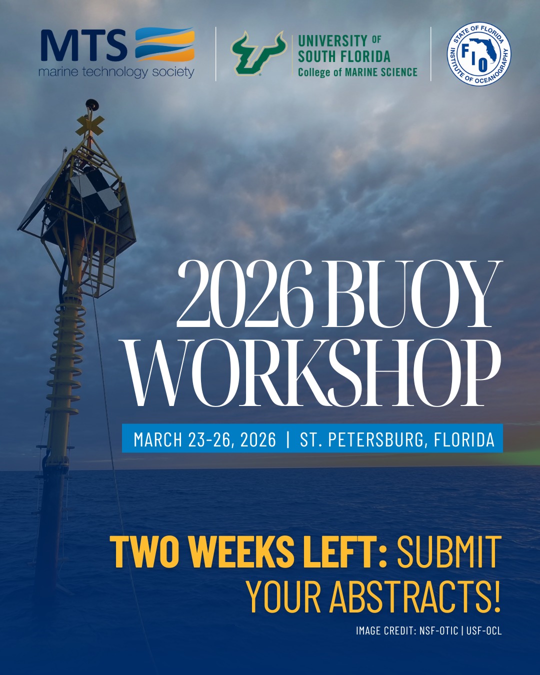 Marine - ‼️ Two weeks left to submit your abstracts for the 2026 Buoy ...