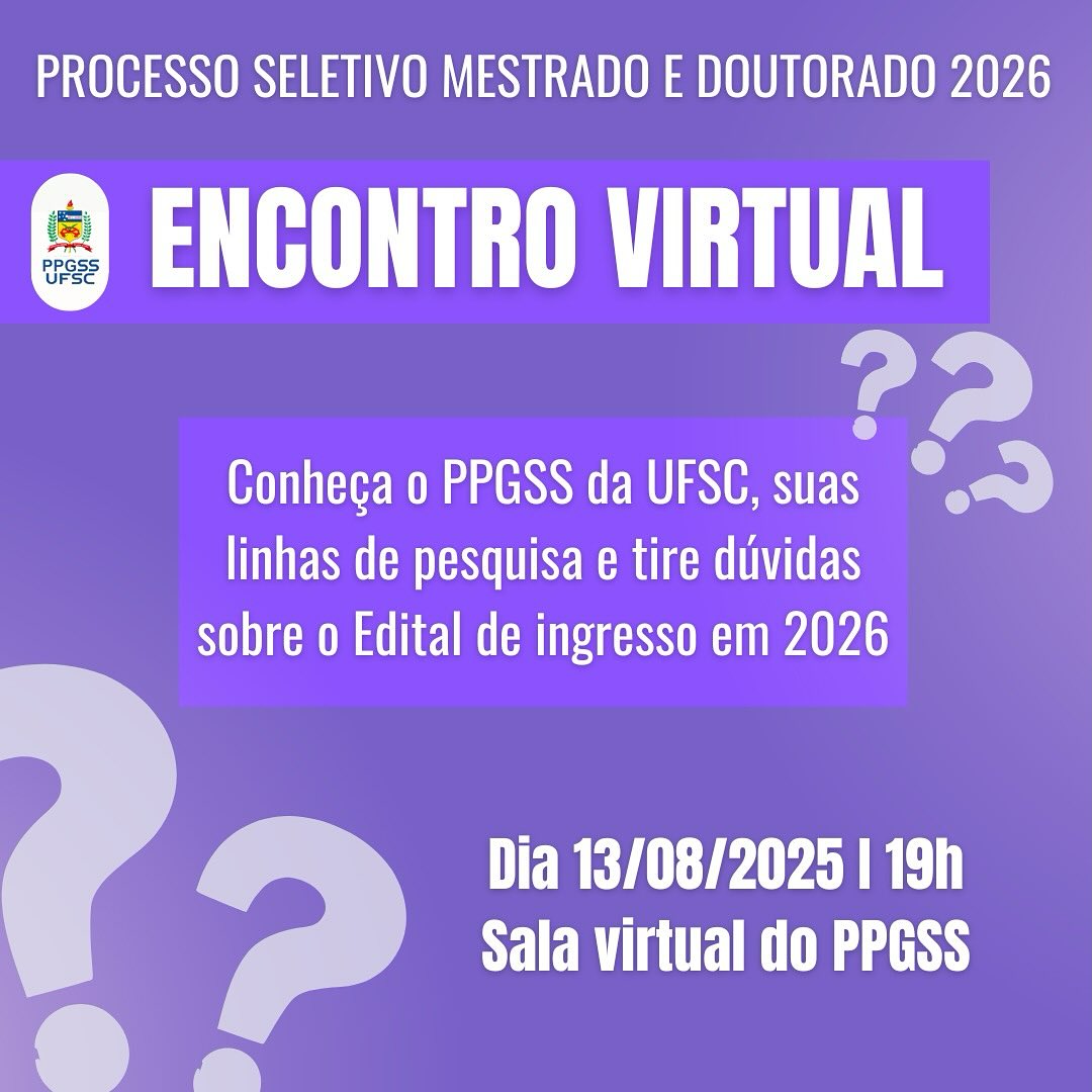 Pós-Graduação - AUDITÓRIO EFI/UFSC Atividade Integrada de Pesquisa e ...