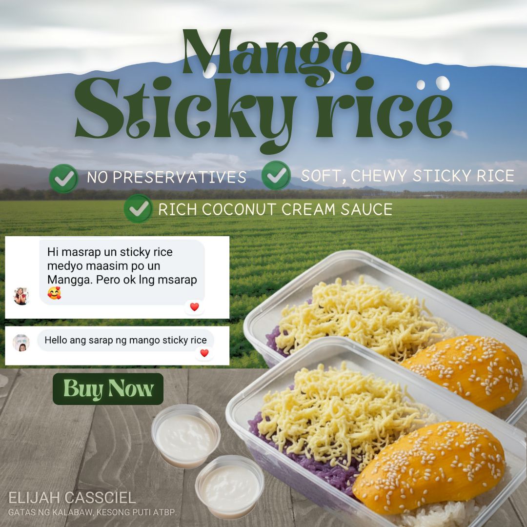Elijah - 🥭🍚 Mango Sticky Rice you’ll enjoy down to the last bite Soft ...