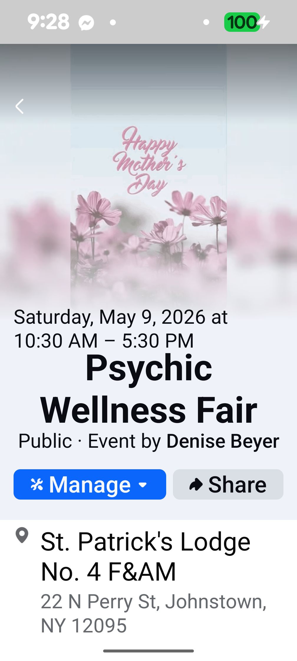 Psychic Wellness Fair
