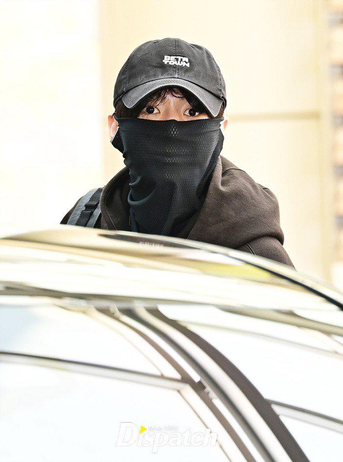 Jungkook as BTS departed for Tokyo, Japan, via the Gimpo Business
