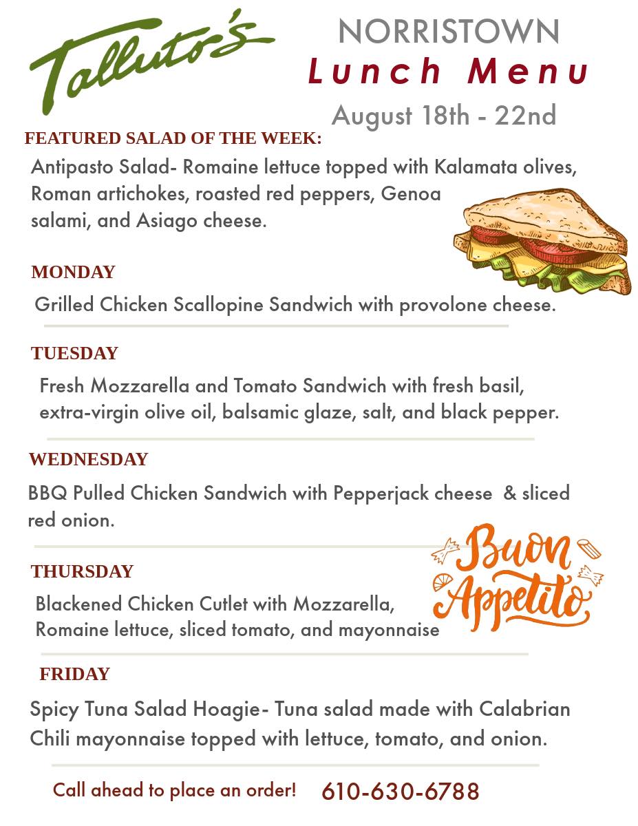 Talluto's Norristown | Norristown PA
