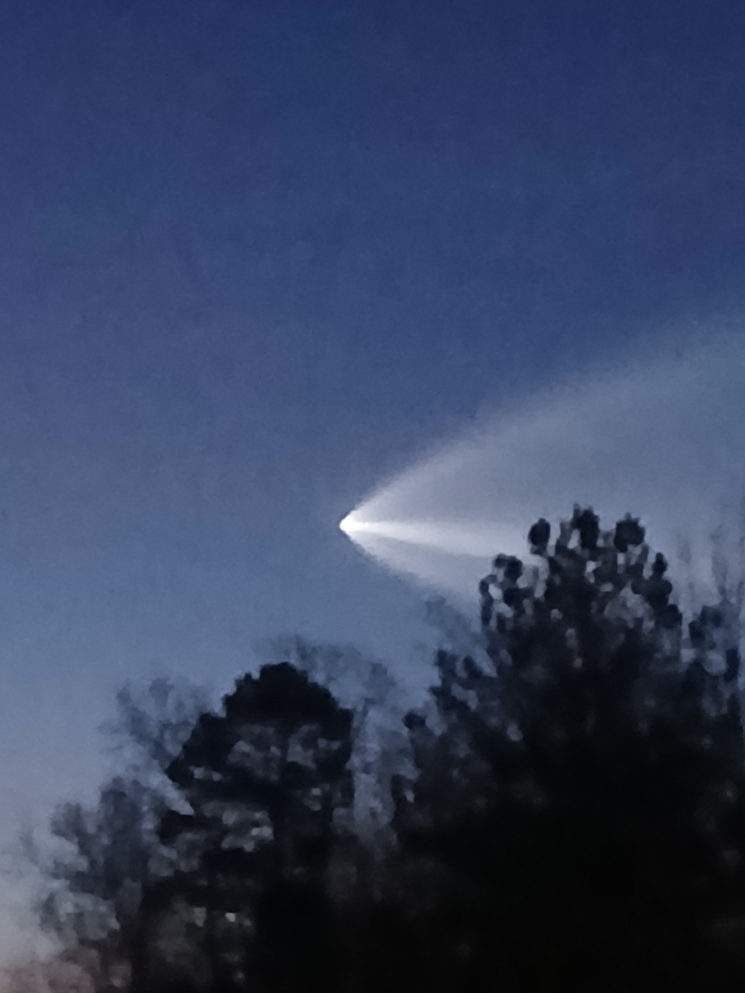 Did you take a picture of the SpaceX launch? This picture was
