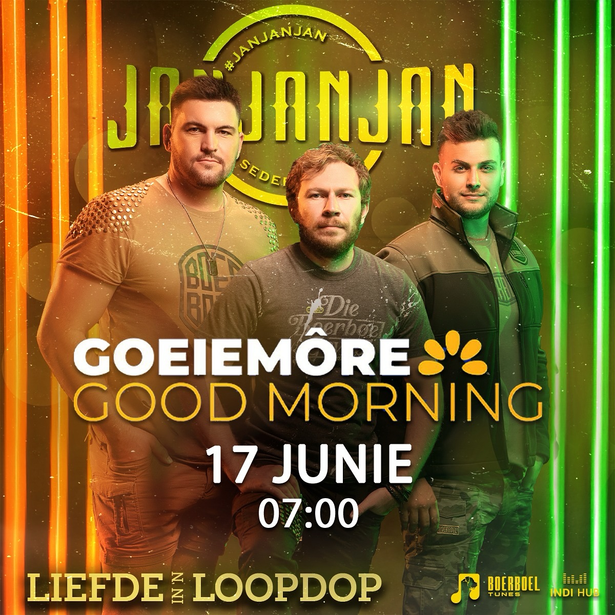 JAN - Ons is môre-oggend op Goeiemôre Good Morning. Skakel in en hoor ...