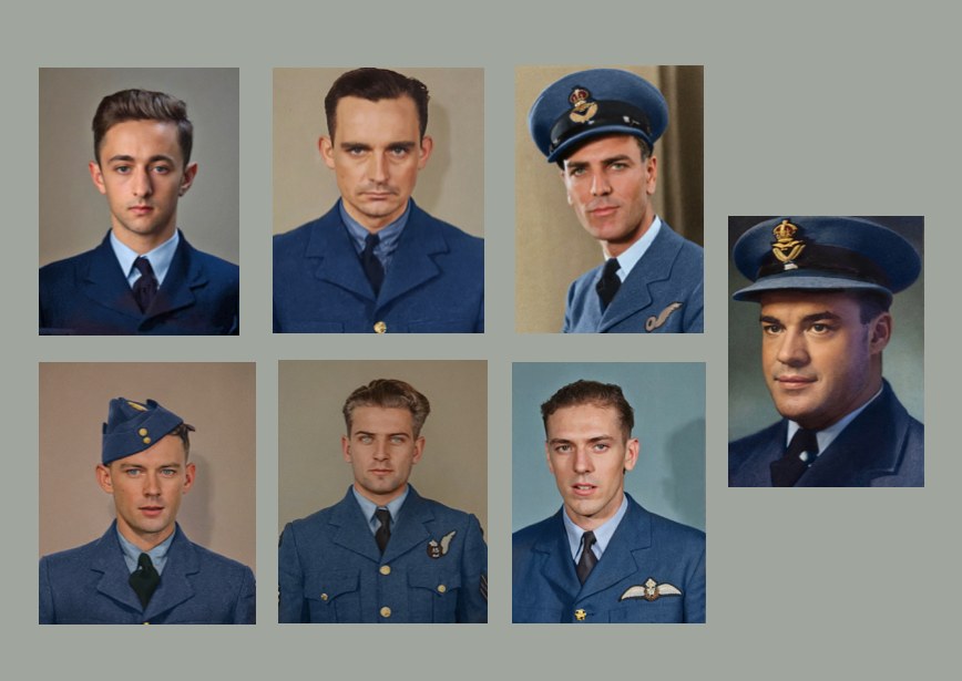 Colourised - 29 January 1945 Six crew members died whilst flying in ...