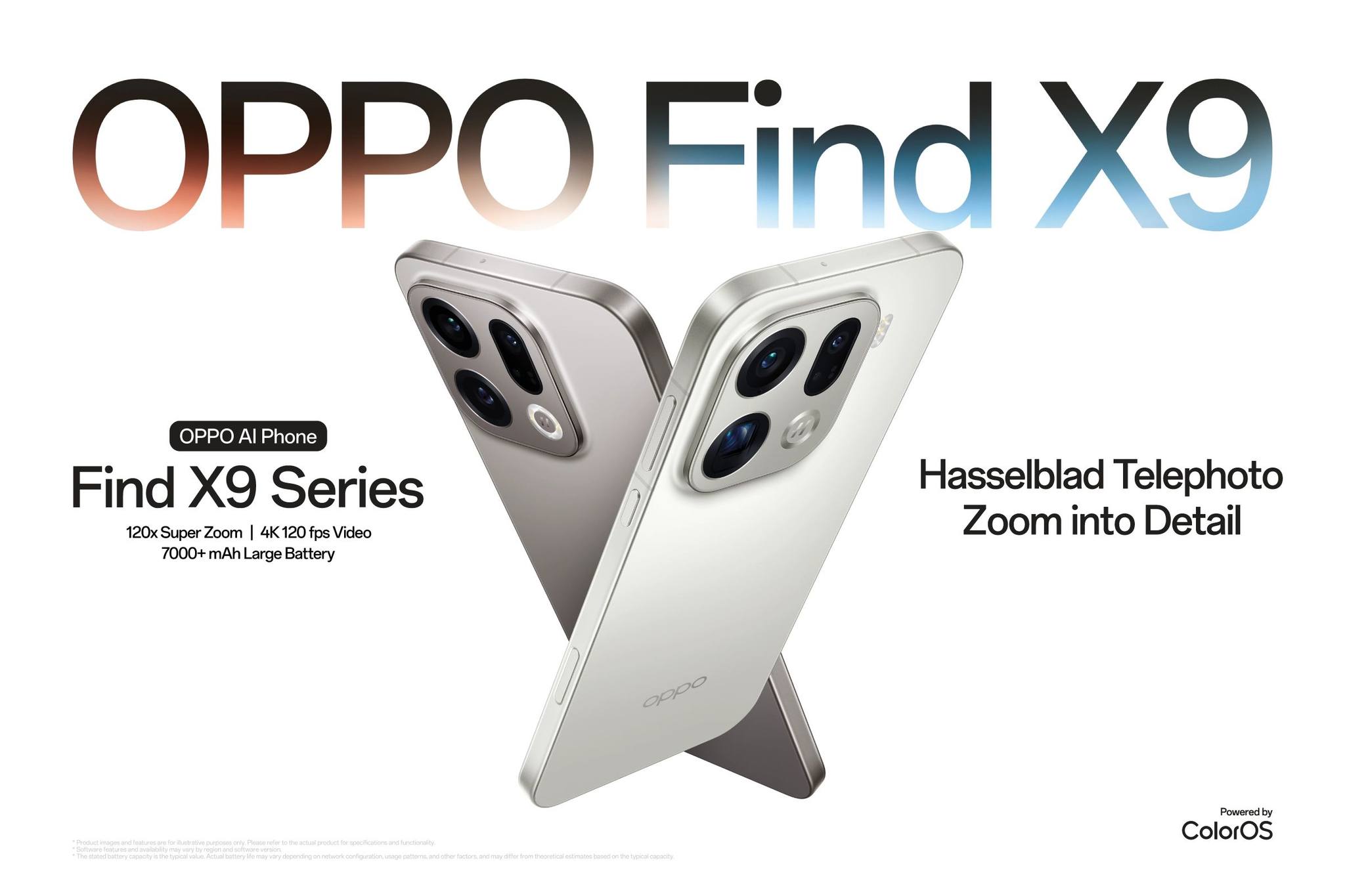 Oppo find x9 - Available on pre order, 12/256GB - 12/512GB - 16/1TB