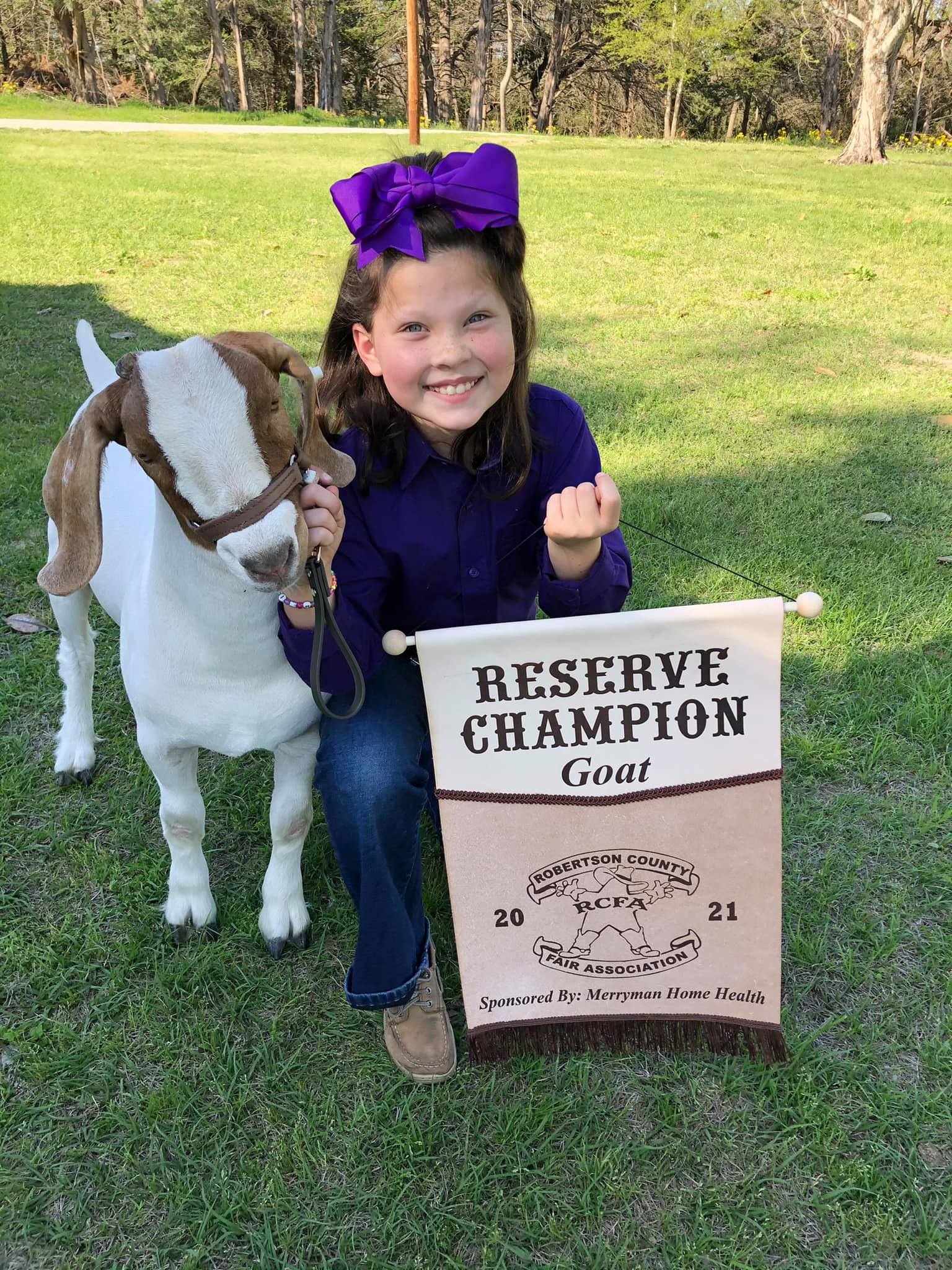 Reserve Grand Goat -... - Robertson County Fair Association | Facebook