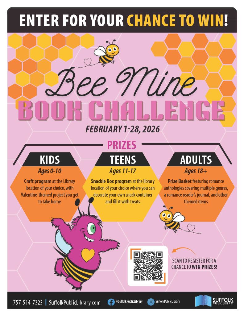 Suffolk - There’s still time to join the Bee Mine Book Challenge and ...