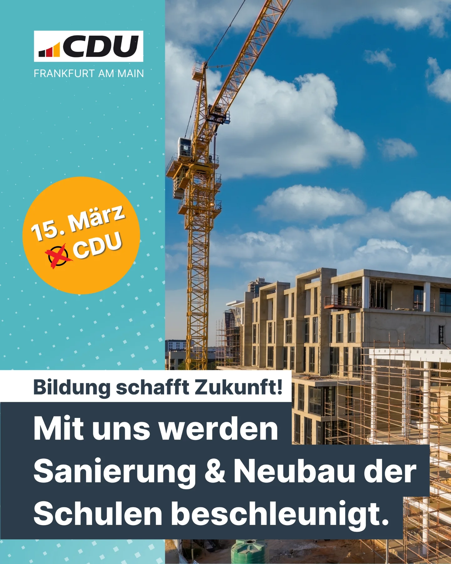 Wir wollen den #Politikwechsel für... - CDU Frankfurt am Main | Facebook