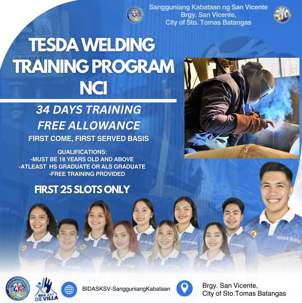 BIDA SKSV - Sangguniang Kabataan ng San Vicente City of Sto. Tomas Batangas