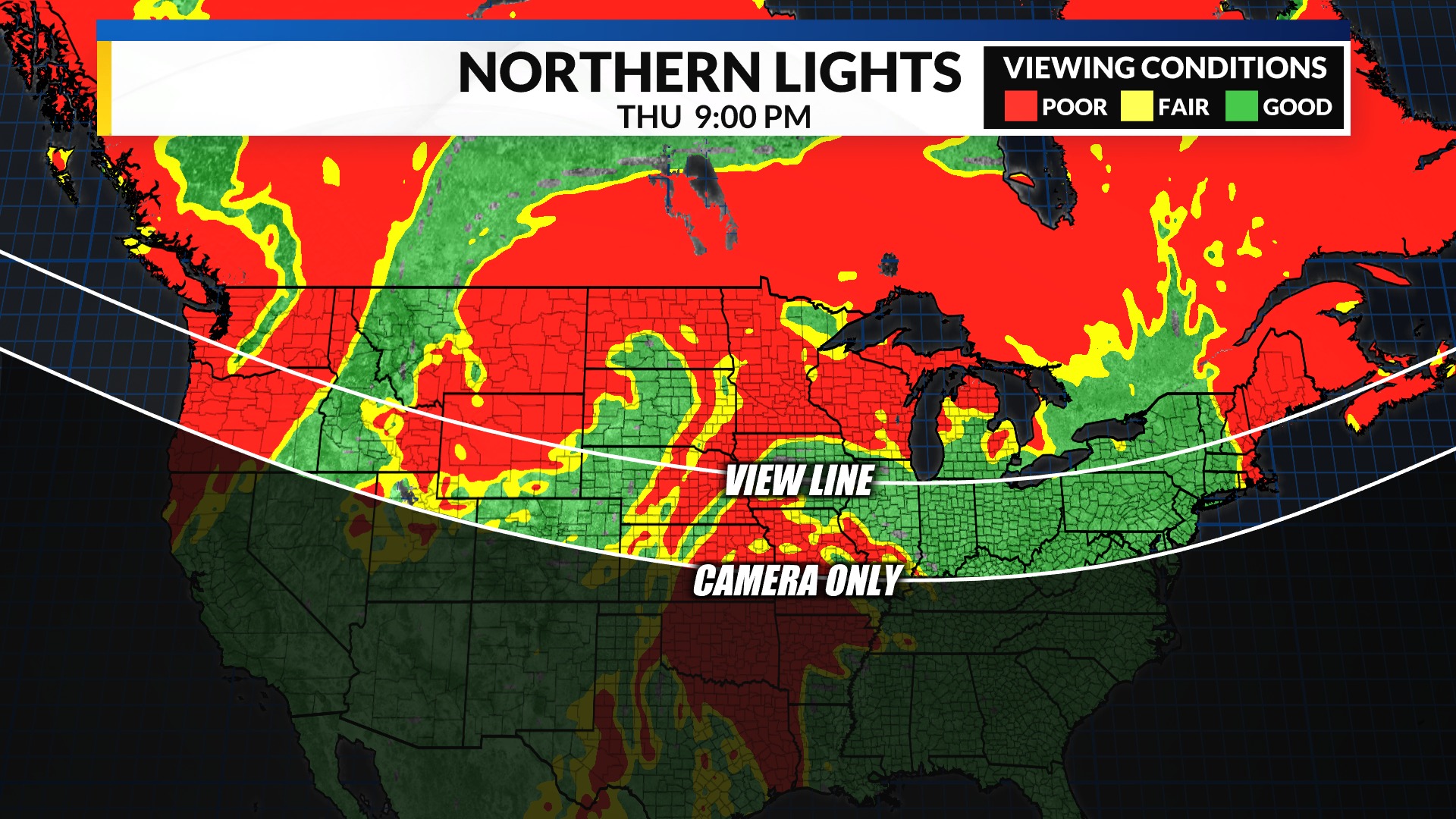 Meteorologist - THURSDAY NIGHT LIGHTS: NOAA suggests Moderate (G2 ...