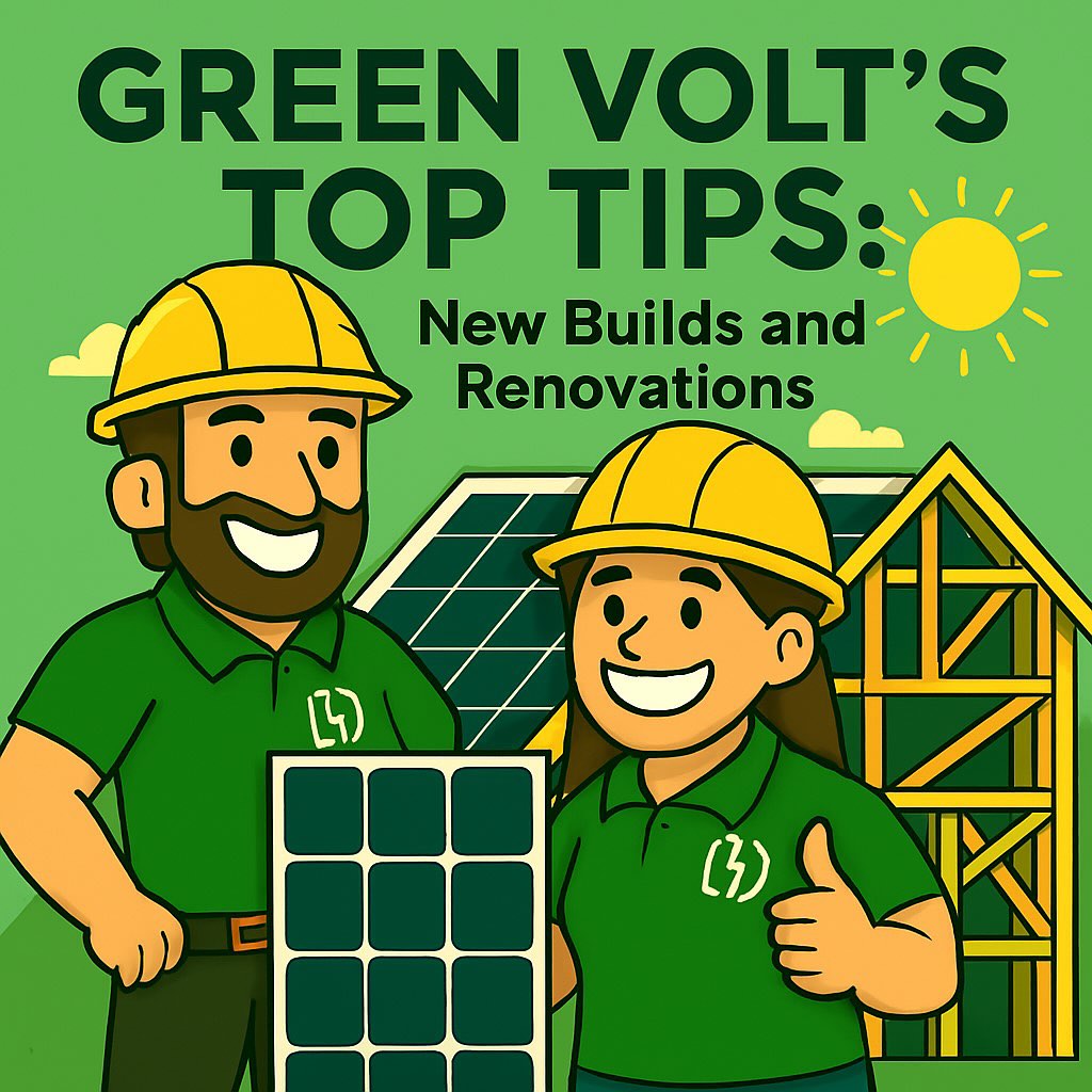 🔨 Building or Renovating? Here’s how... - Green Volt Solar | Facebook