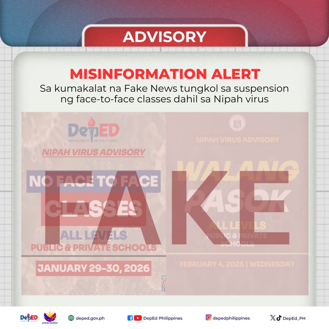 DepEd - 𝐏𝐚𝐠𝐩𝐮𝐩𝐮𝐠𝐚𝐲! 𝐒𝐚𝐥𝐚𝐦𝐚𝐭 𝐬𝐚 𝐤𝐚𝐫𝐚𝐧𝐠𝐚𝐥𝐚𝐧𝐠 𝐢𝐭𝐨 𝐃𝐞𝐩𝐄𝐝 𝐏𝐀𝐒 𝐬𝐚 𝐩𝐚𝐦𝐮𝐦𝐮𝐧𝐨 𝐧𝐢 ...