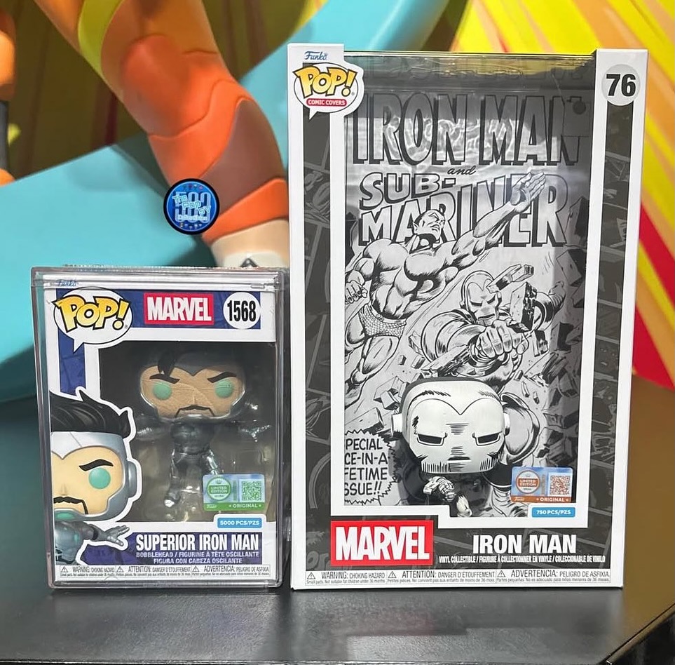 In hand with today's limited edition Superior Iron man and the