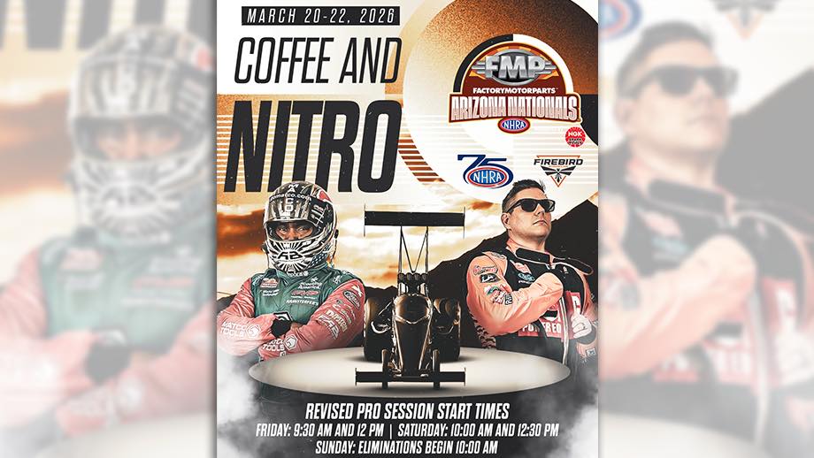 🌵☕ Coffee and Nitro in the Desert! NHRA has moved #ArizonaNats