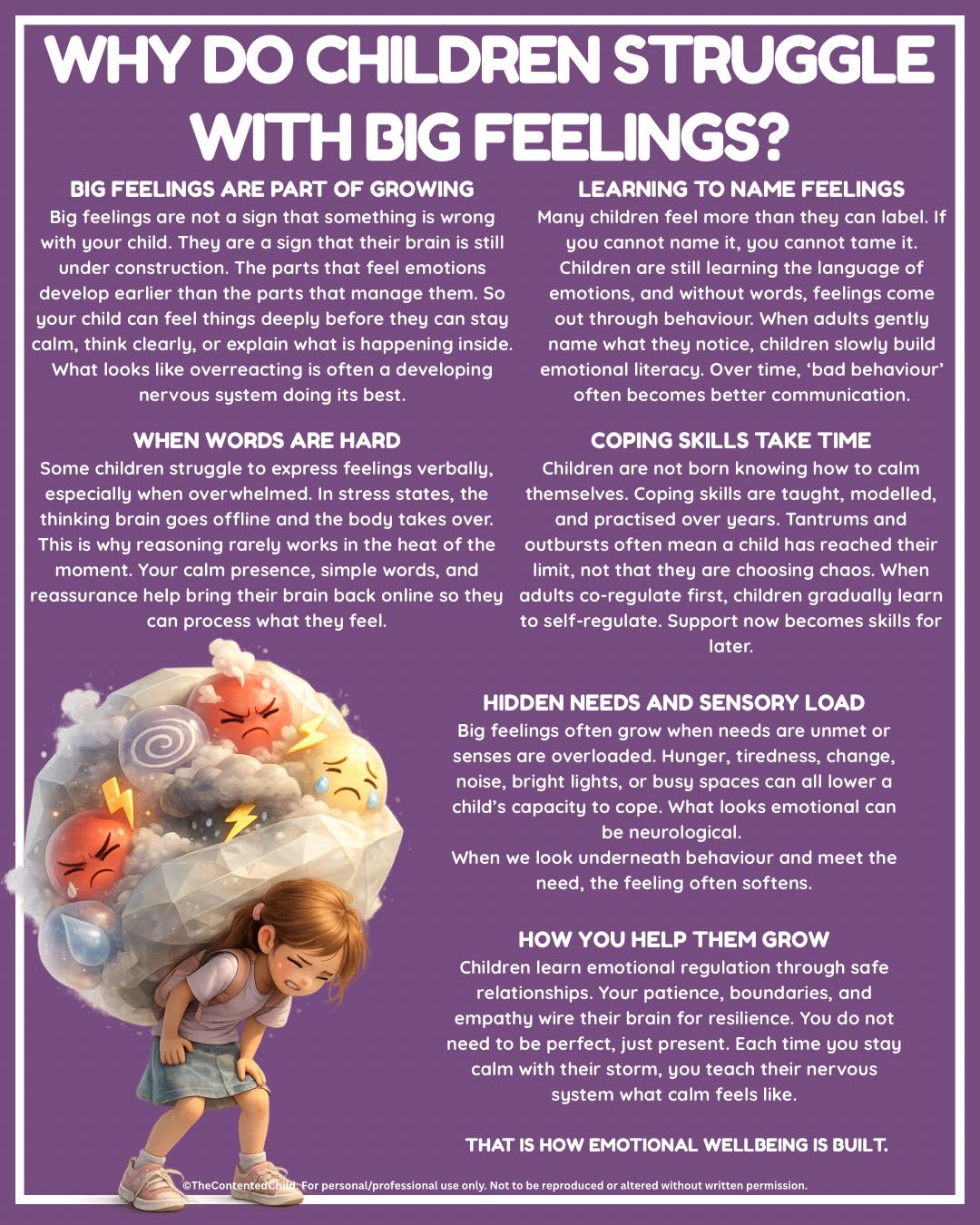 The Contented - Big feelings can feel so heavy for a child. Sometimes ...