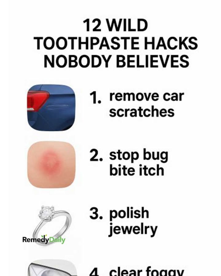 Home - 12 wild toothpaste hacks nobody believes. Full article 👇 💬 ...