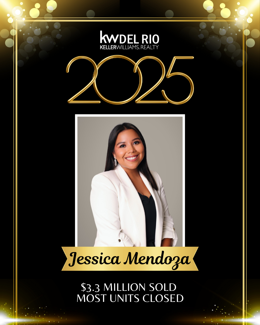 Keller - Big congrats to Jessica Mendoza on closing $3.3M in 2025 and ...