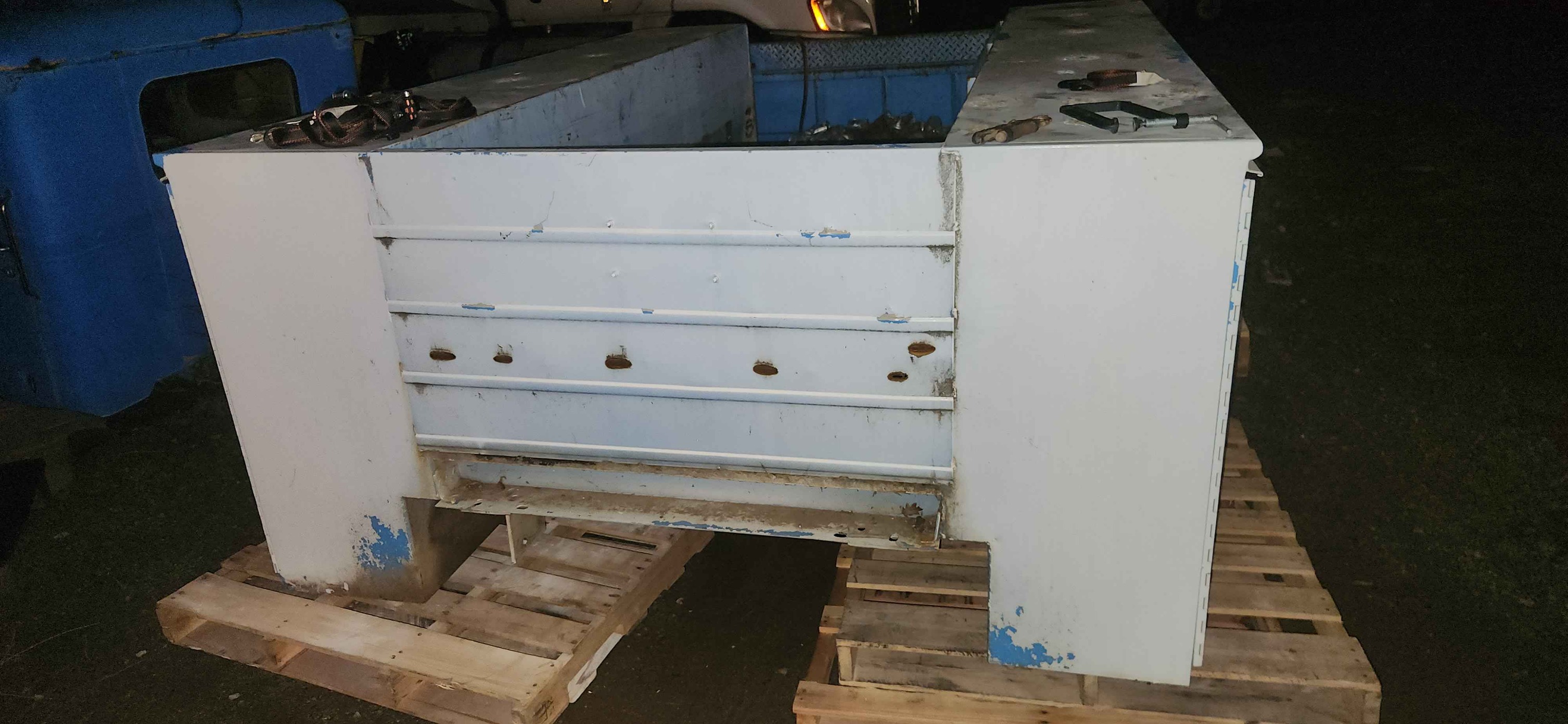 Service bed and utility box for sale.