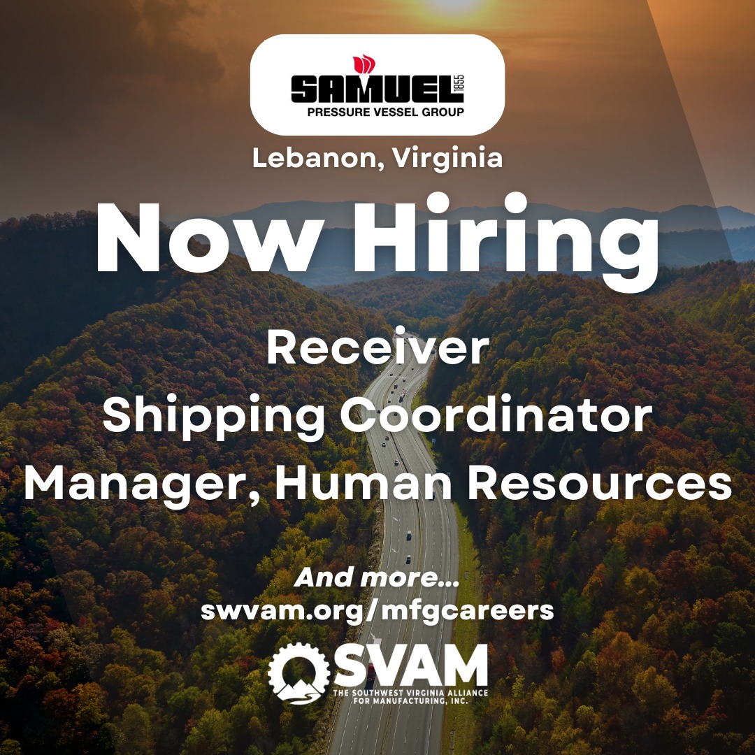 🔧 Samuel... - Southwest Virginia Alliance for Manufacturing | Facebook