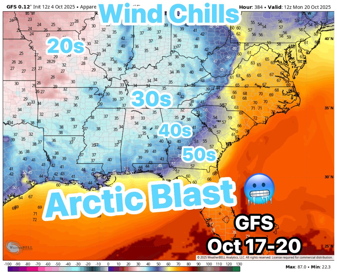 Chris - ️ Arctic Blast Ahead? ️ The latest GFS model is hinting at our ...