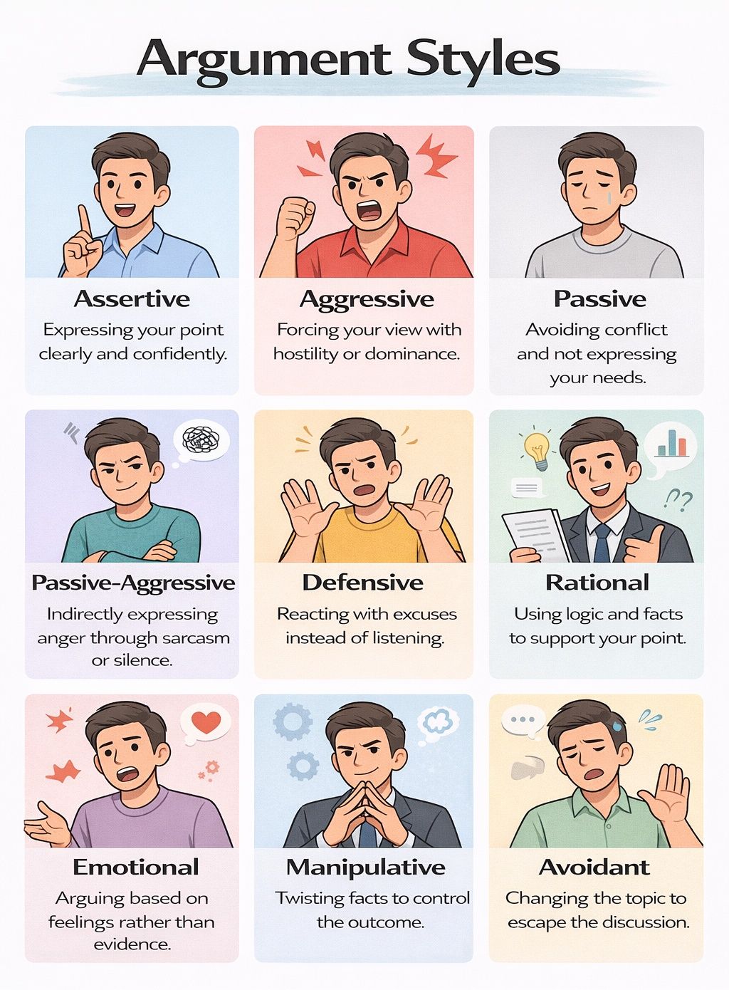 1️⃣ Assertive Meaning: Expressing your... - Learning Treasure | Facebook