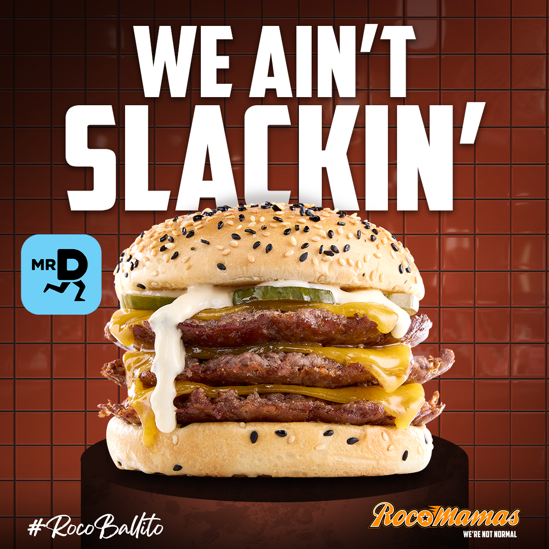 RocoMamas - 🔥 No slackin’. Just stackin’. 🍔💥 This beast stays loaded ...