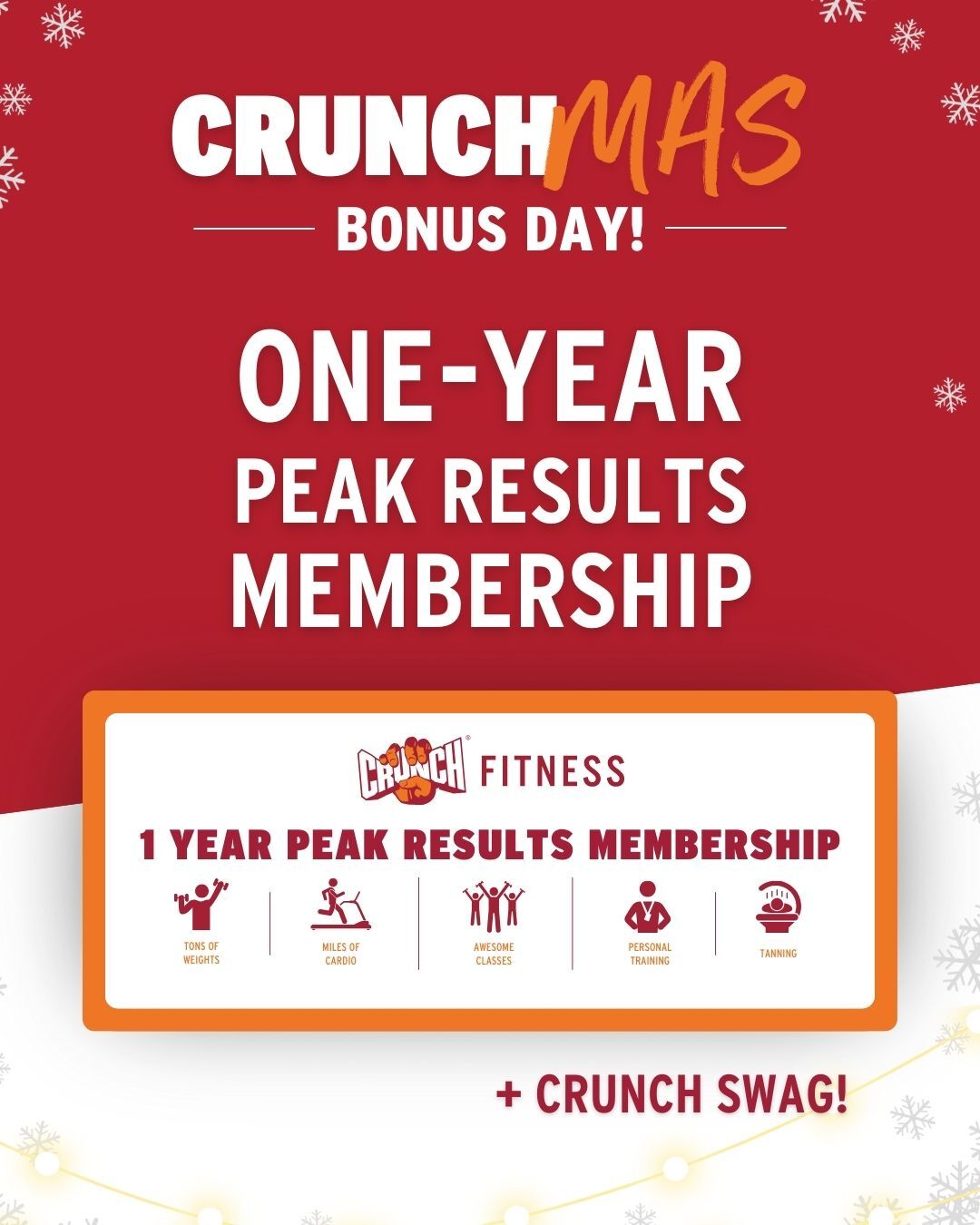 Crunch - Crunchmas just dropped a surprise in your gym bag. 🎁🔥💪 We just ...