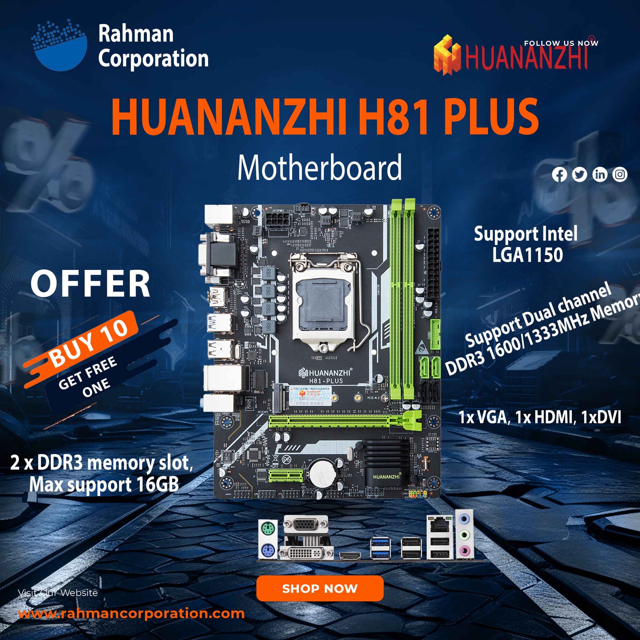🔥 ASUS P8H61-MX R2.0 DDR3 Motherboard - Tested 🔥 Budget Office