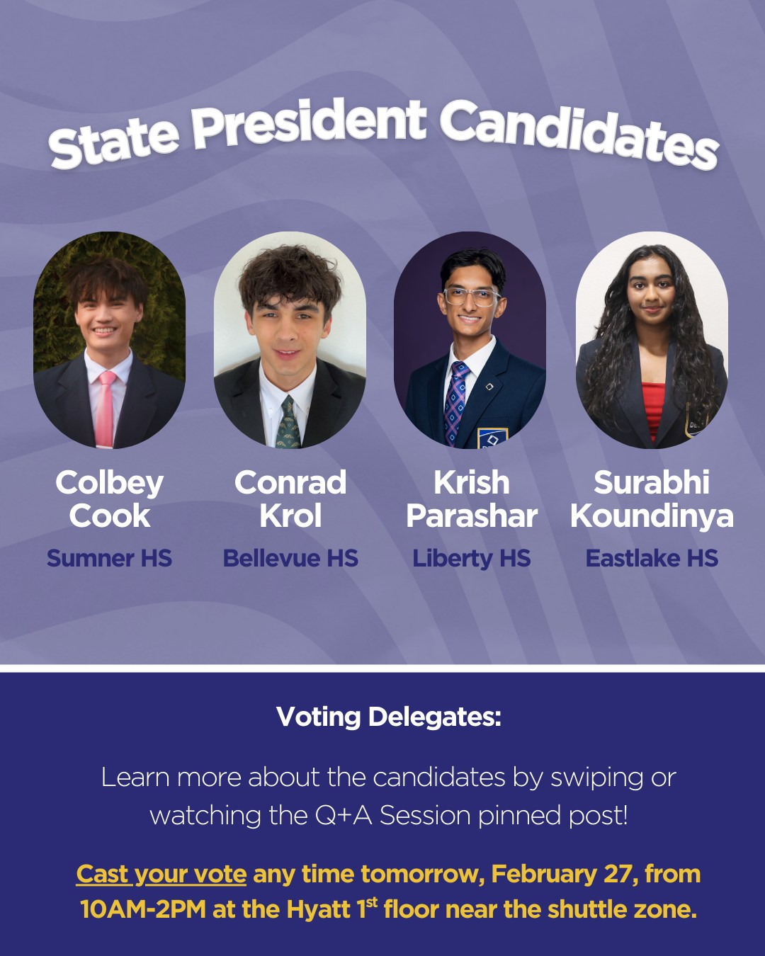 Washington DECA - Introducing your 2026-2027 State... | Facebook