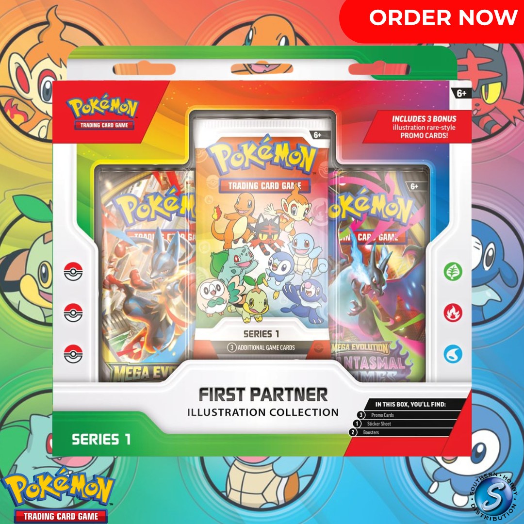 pokemon first partner booster pack Pokmon TCG: Illustration CollectionSeries 1 : Toys & Games Each collection includes a special Pokmon TCG pack containing 3 of 9 promo cards 30 Years of First Partner