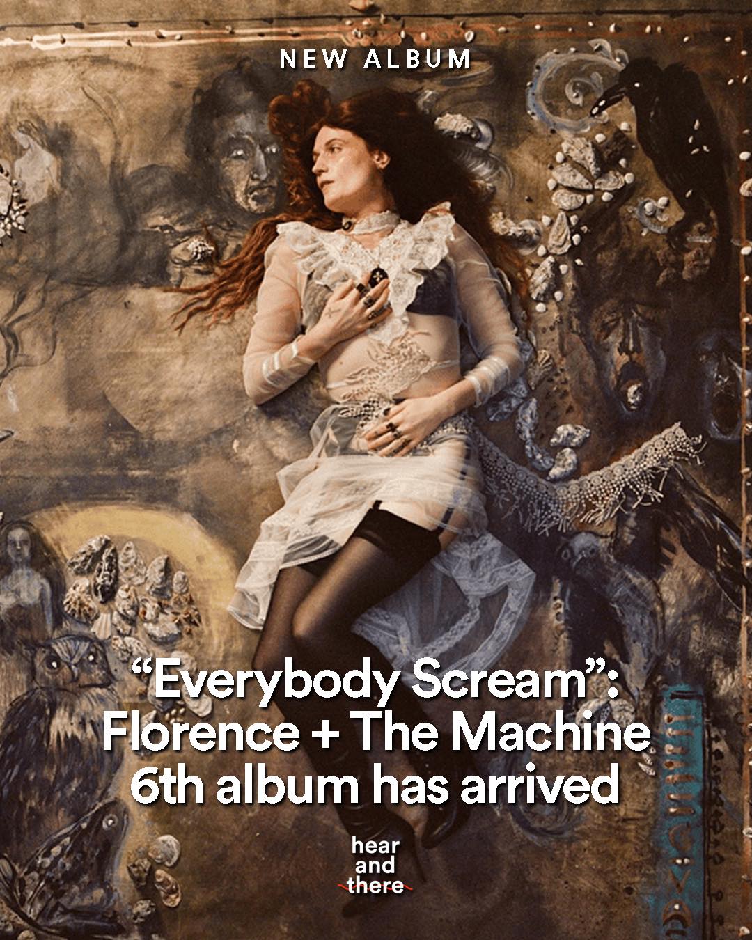 hear - Florence + The Machine ปล่อยอัลบั้มชุดที่ 6 “Everybody Scream ...