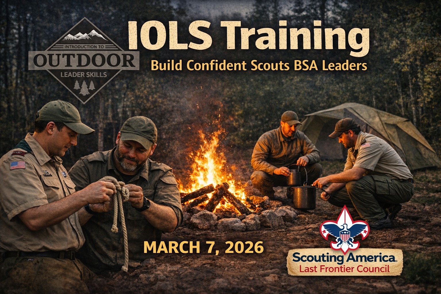 🔥 IOLS Training... - Last Frontier Council - Scouting America | Facebook