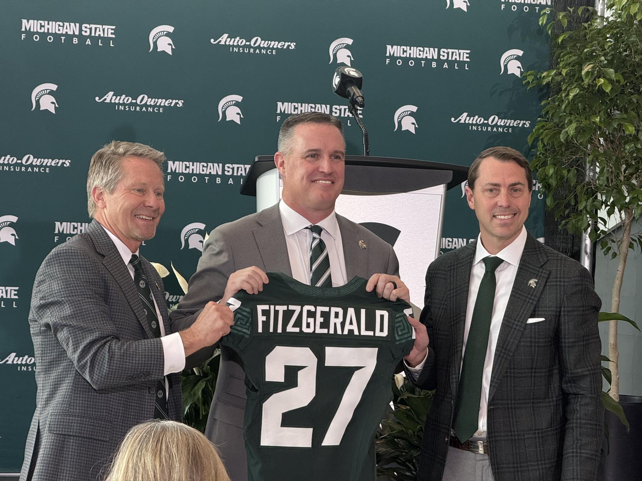WXYZ-TV - Pat Fitzgerald is officially Michigan State’s new football ...