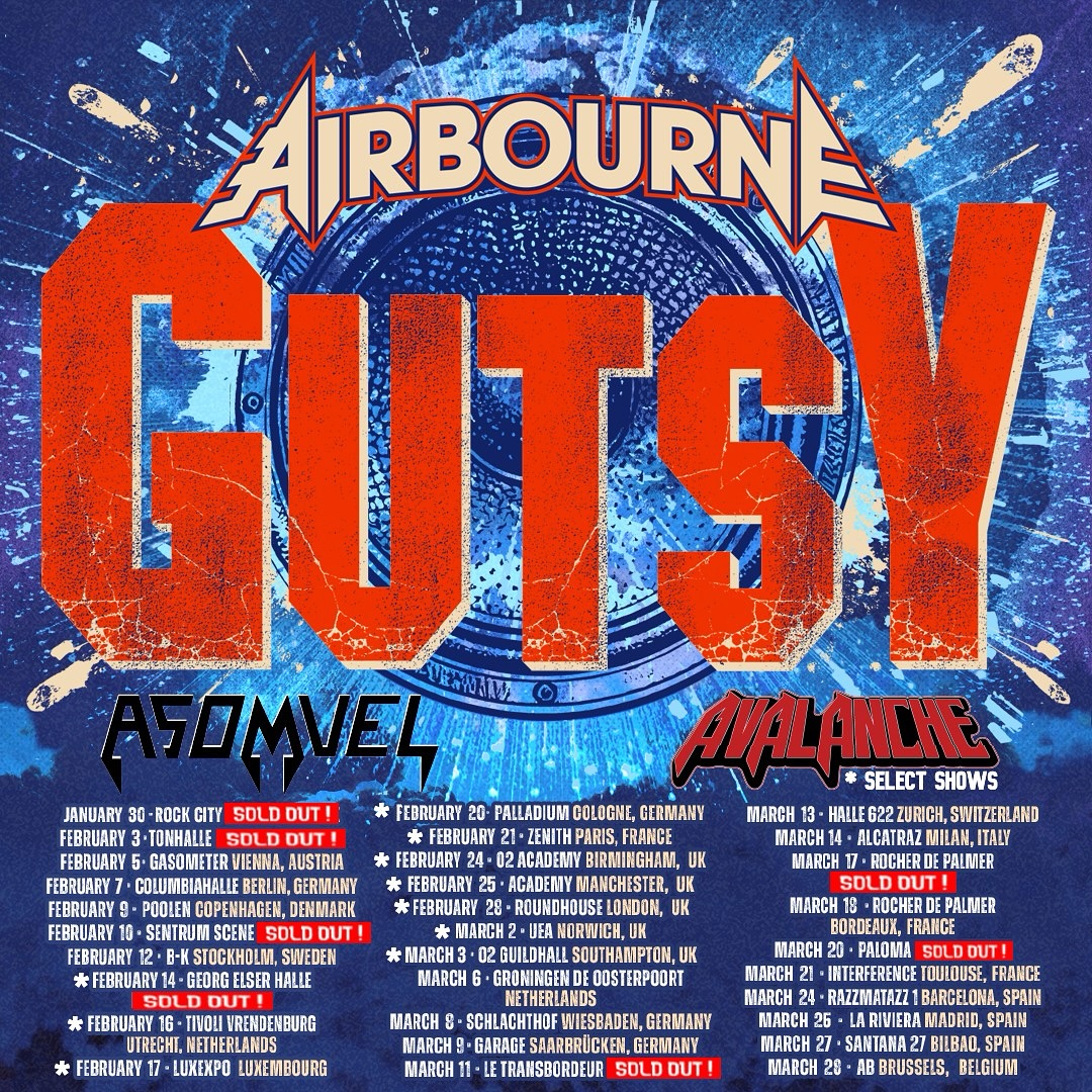 Airbourne - We are SO pumped to announce that @asomvel and ...