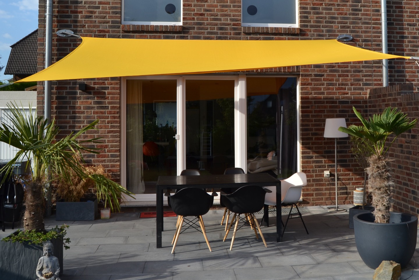 sonnensegel rechteckig 4x8m Wasserdicht Sonnensegel mit UV Schutz für Balkon Garten Terrasse, Sonnenschutz Sichtschutz Windschutz, Schwarz dachzelt Colour:Peppa pig Zwischen Sonne und Erde